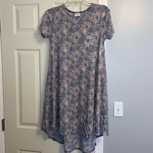 Floral LulaRoe Carly dress, XXS